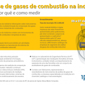 IPT realizará em novembro o curso: Análise de Gases de Combustão na Indústria
