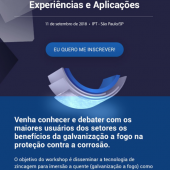 II Workshop de Galvanização a Fogo - faça já sua inscrição!