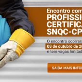 Encontro com Profissionais Certificados do SNQC-CP