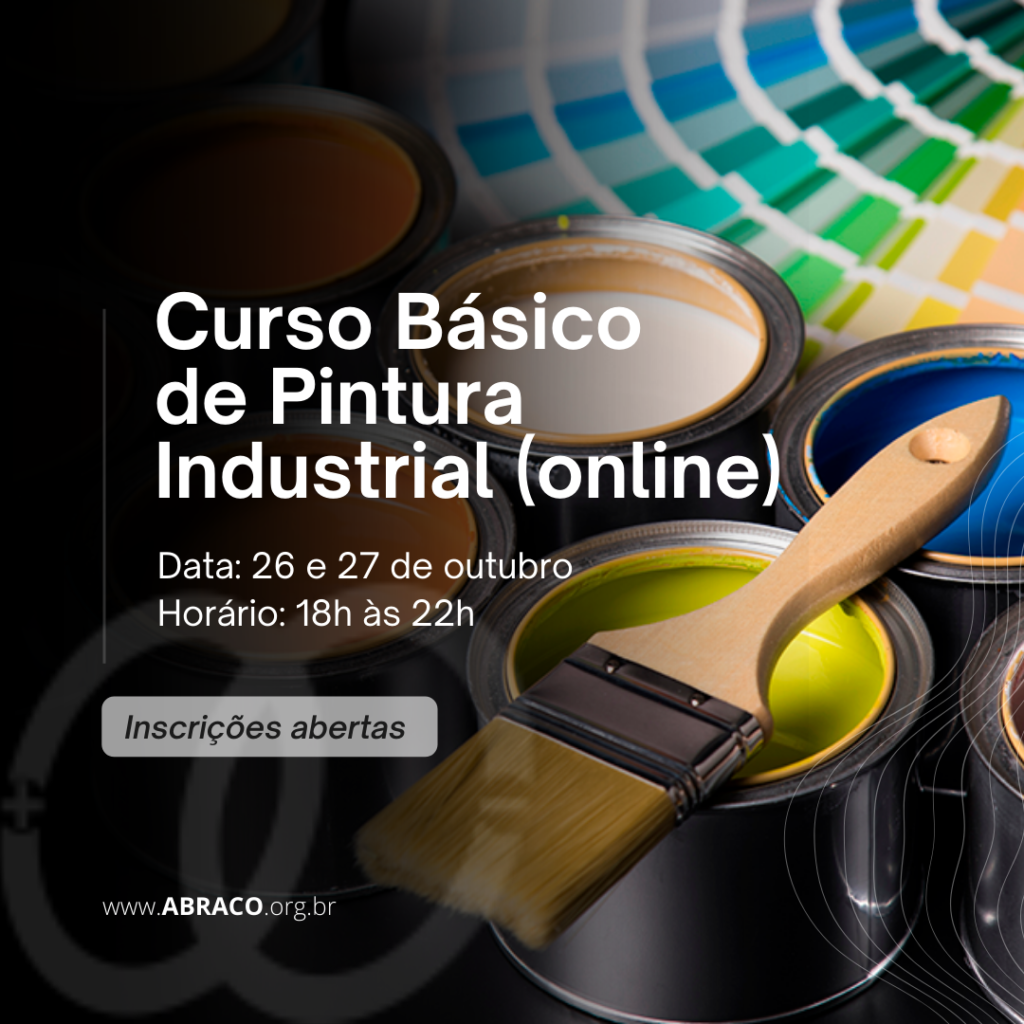 Curso Básico de Pintura Industrial - Aprenda Online com a ABRACO! - ABRACO