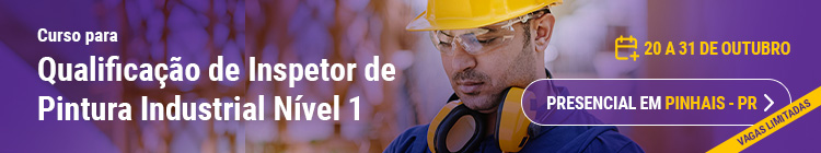 Curso para Qualificação de Inspetor de Pintura Industrial Nível 1 – Presencial em Pinhais, PR