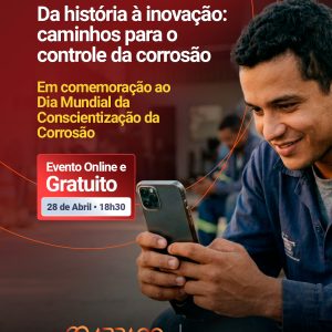 Rodada de palestras ABRACO | Dia Mundial da Conscientização da Corrosão