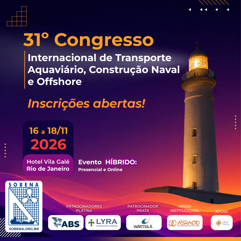 31º Congresso Internacional de Transporte Aquaviário, Construção Naval e Offshore